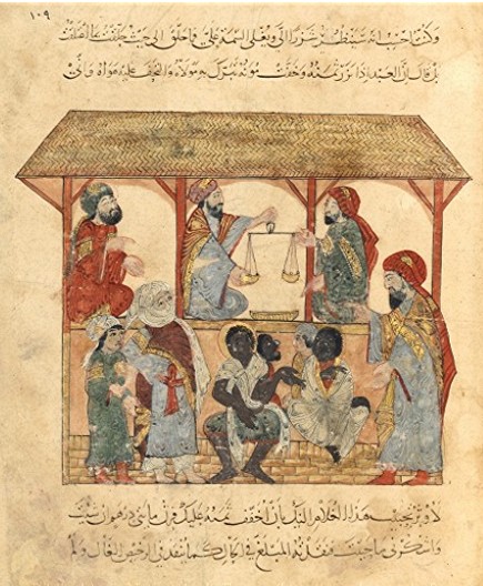 Marché aux esclaves au Yémen, XIIIe siècle